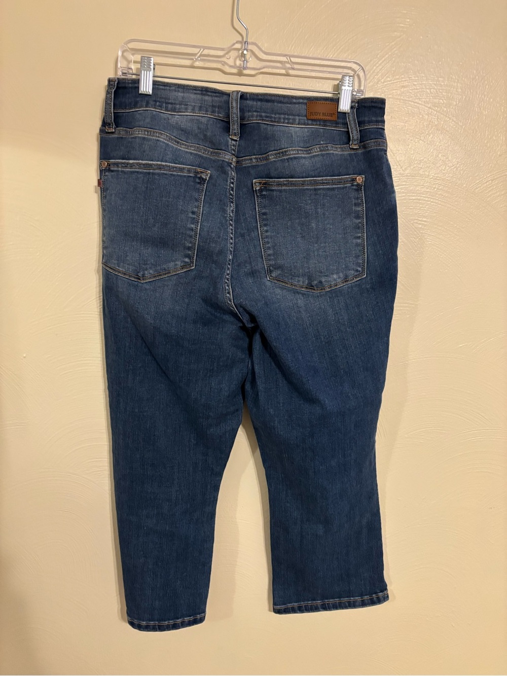Judy Blue 14W Skinny Fit Capri Jeans Stretch Medium Wash - Picture 10 of 10